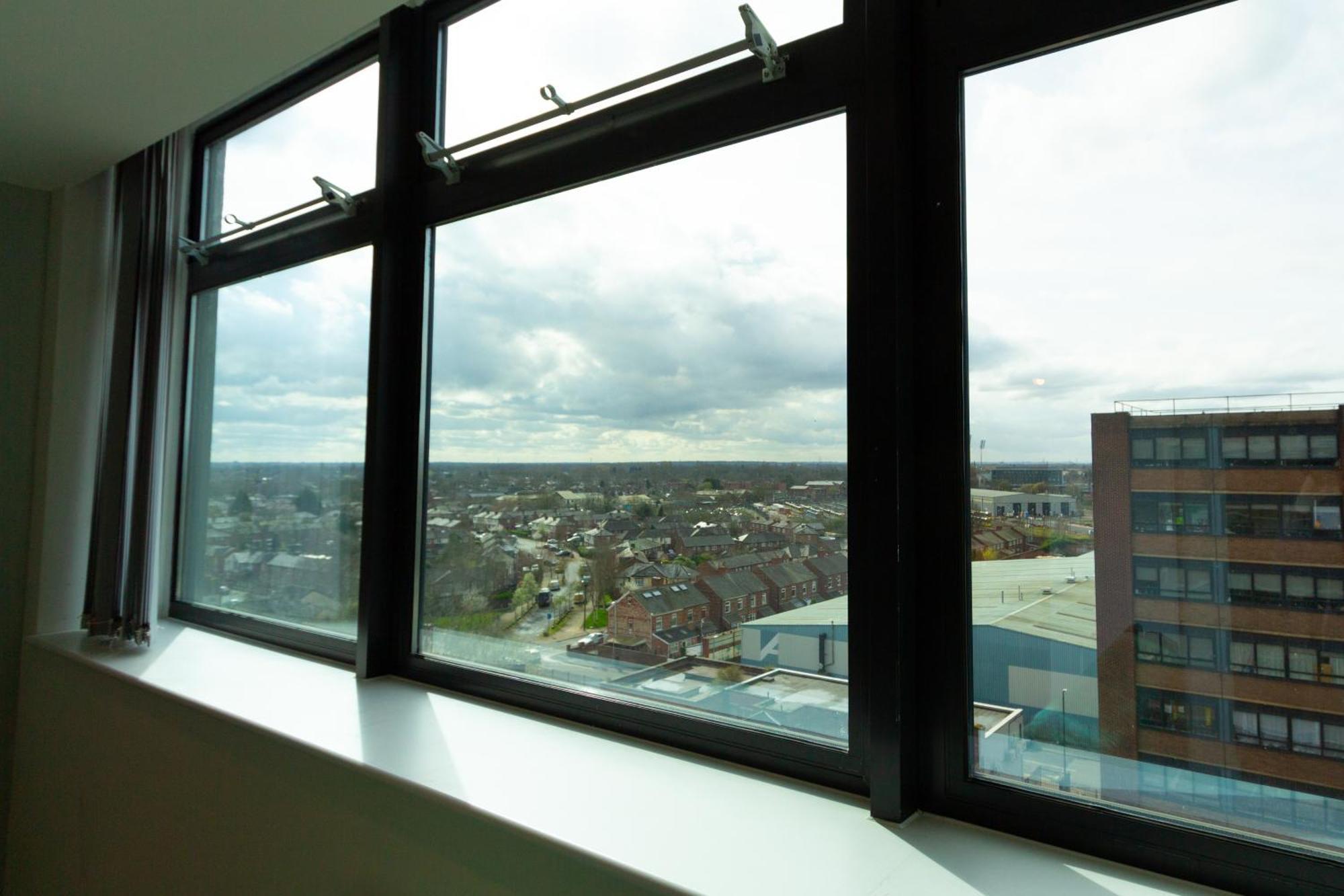 Dashing 1Br Penthouse Near Mcr Stadiums Manchester Exterior foto