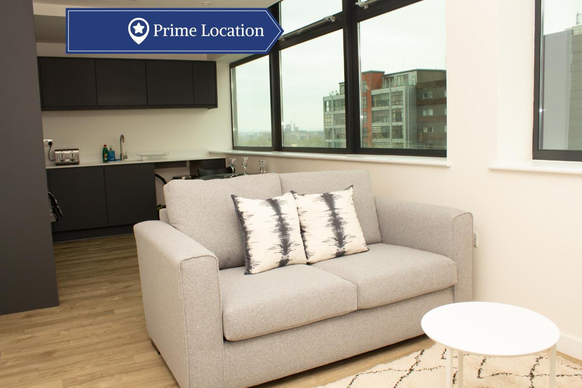 Dashing 1Br Penthouse Near Mcr Stadiums Manchester Exterior foto